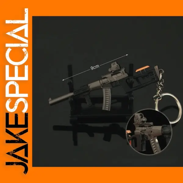 9cm Mini Toy Gun Keychain Collectible Model