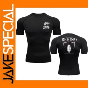 Anime Compression Shirt for Men Sportswear