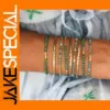 Miyuki Seed Bead Bracelets Set of 2