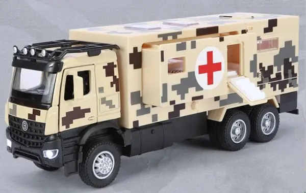 35 Alloy Rescue Medical Car Model for Collectors - Image 8