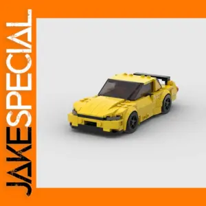 JAKESPECIAL Yellow Racing Car Building Set