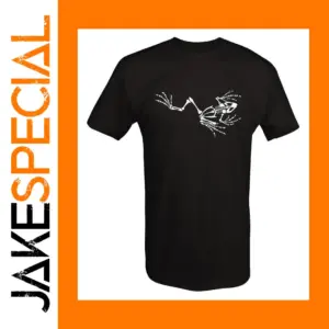 Frog Skeleton Marines Naval T-Shirt for Men
