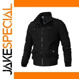 Men's Casual Slim Fit Cargo Jacket
