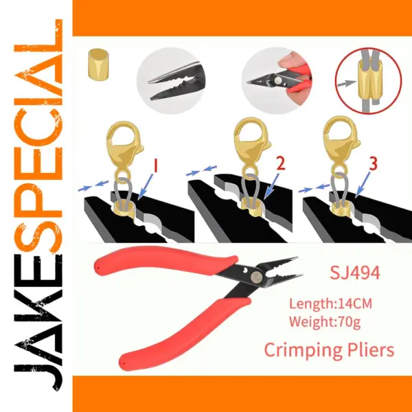 Mini Carbon Steel Crimping Pliers for Jewelry