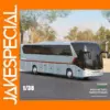 1:38 Scale Alloy Xiamen Jinlong Bus Model