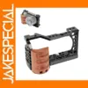 PULUZ Wood Handle Camera Cage for Sony A6000
