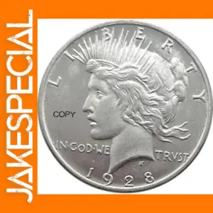 1928 Silver Plated Commemorative Peace Coin