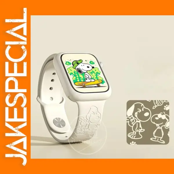 Kawaii Cartoon Snoopy Apple Watch Bands 44-45MM