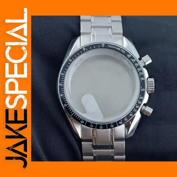 VK63 Stainless Steel Watch Case 39.7mm
