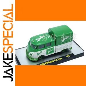 1:64 Diecast 1960 VW Double Cab Truck Alloy Model