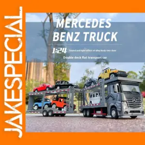 1:24 Mercedes Benz Flatbed Transport Truck Model