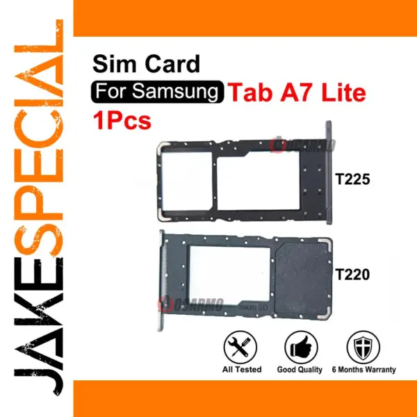 Samsung Galaxy Tab A7 Lite SIM Card & Micro SD Tray Slot