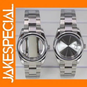 36mm/40mm Men's Watch Case with Sapphire Glass
