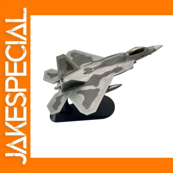 1:100 Scale Diecast F-22 Raptor Model