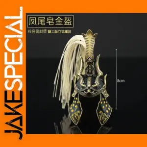 8cm Metal Samurai Helmet for Doll Decoration
