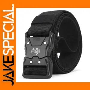 FRALU Tactical Elastic Belt with Metal Buckle