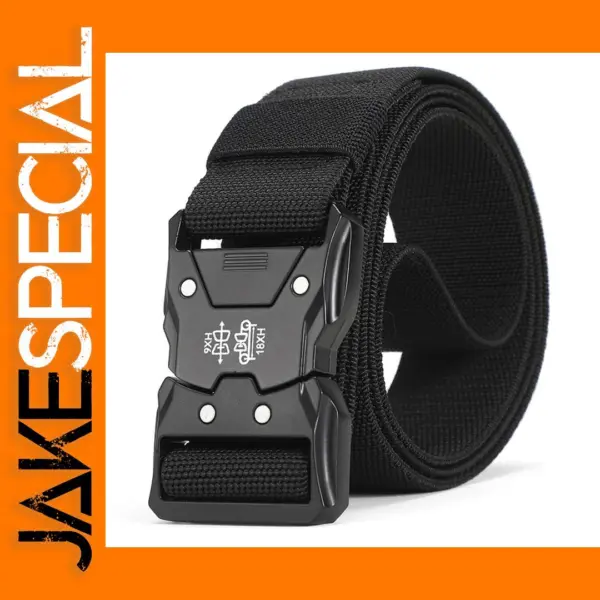 FRALU Tactical Elastic Belt with Metal Buckle