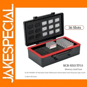 36 Slot Memory Card Case for SD and Micro SD
