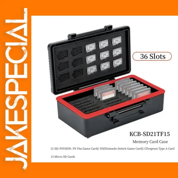 36 Slot Memory Card Case for SD and Micro SD