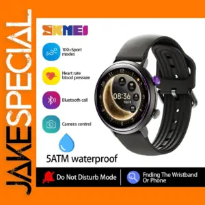 SKMEI 5ATM Waterproof Smartwatch with AMOLED Display