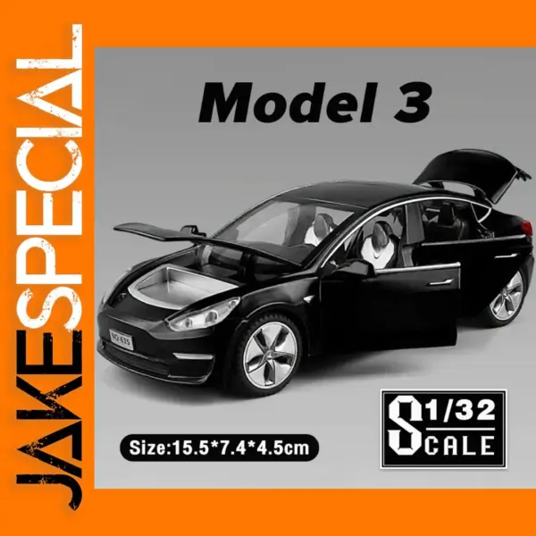 1:32 Tesla Model X, 3, S Diecast Car Set