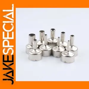 9-Piece Stainless Steel Hot Air Gun Nozzles