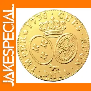 1738 Louis d'Or Replica Antique Gold Coin