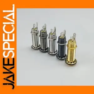 10 Pack Guitar Bass Jack Plug Sockets 1/4 inches