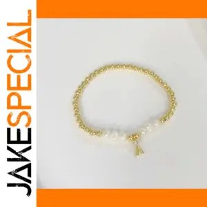 Alphabet Initial Charm Bracelet for Women