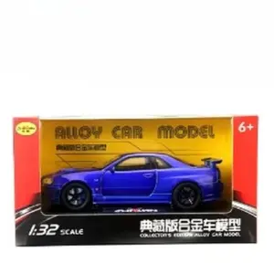 1:32 Nissan Skyline GTR R34 Diecast Car Model 12 4391304d upscaled