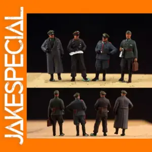 1/72 Scale German Officer Figures Set of 4