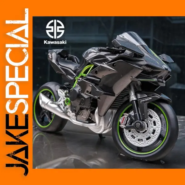 1/12 Kawasaki H2R Ninja Diecast Motorcycle Model