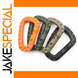 D-Shape Ultra Light Carabiner for Outdoor Use