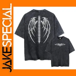 Vintage Printed Oversized Cotton Tees for Men