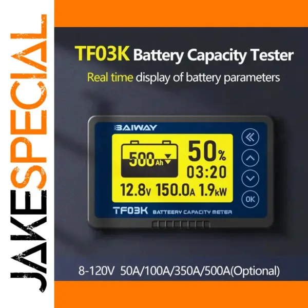 DC8-120V Battery Capacity Meter 50A/100A/350A/500A