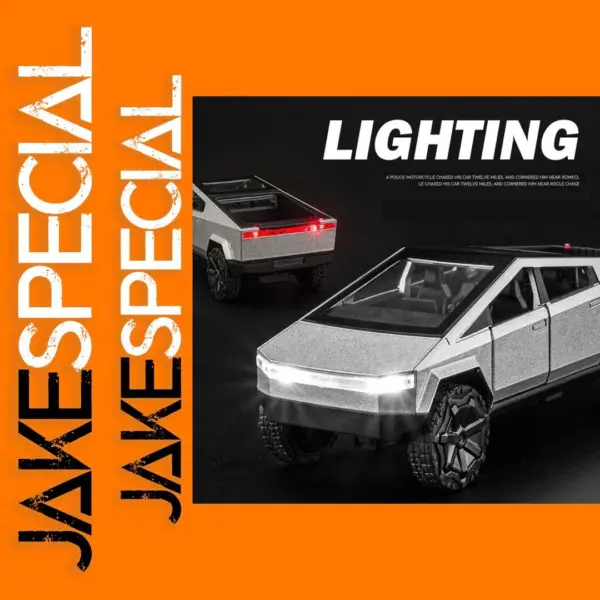 1:36 Scale Cybertruck Diecast Model Toy