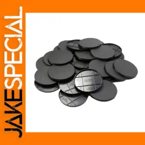 60mm Round Plastic Model Bases for Gaming