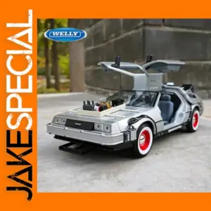 WELLY 1:24 DeLorean Time Machine Model Car