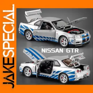 1:32 Nissan Skyline GTR R34 Diecast Car Model