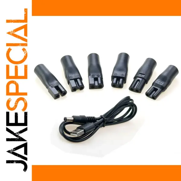 Universal 7-Piece 5V USB Power Cord for Hair Clippers