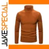 Men's Turtleneck Knitted Sweater for Fall/Winter