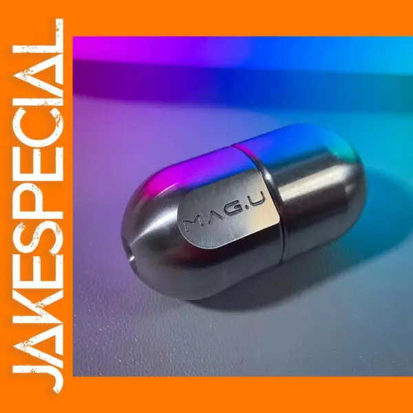 Magnetic Stainless Steel Fidget Spinner Capsule