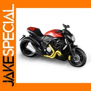 1:18 Ducati Diavel Motorcycle Model Red Black