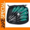 Magnetic Screwdriver Set with 5 Flat, 4 Phillips Tips
