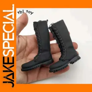 1/6 Scale Male Soldier Combat Boots for 12in Dolls