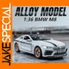 1:36 BMW M8 Diecast Model Car with Sound