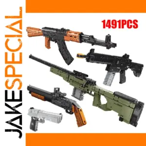 Military Sniper Gun Building Blocks Set