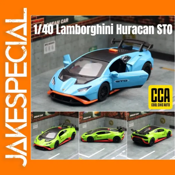 1:40 Scale Lamborghini Huracan STO Diecast Car