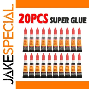20pcs Strong Liquid Super Glue for Crafts and Repairs