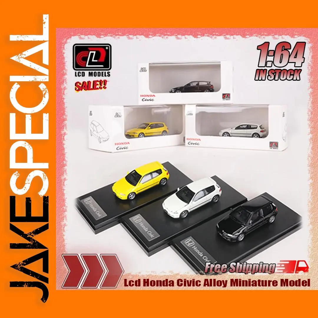 Lcd 1:64 Honda Civic Alloy Miniature Model 1 Lcd 1:64 Honda Civic Alloy Miniature Model